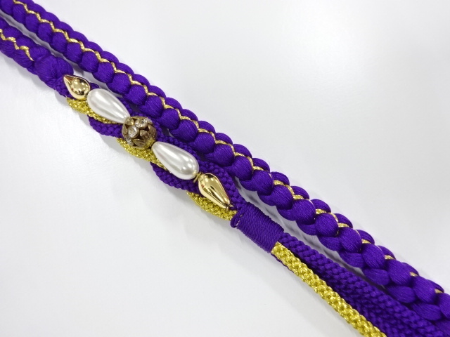 JAPANESE KIMONO / OBIJIME CORD FOR FURISODE